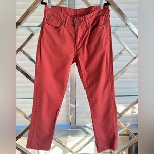 Levi's 511 jeans, Red Jam denim Straight